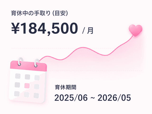 育休・産休収入シミュレーター